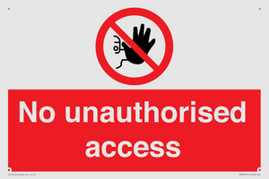 No unauthorised access